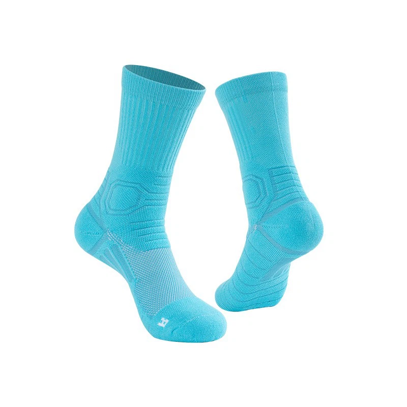 Hyfforddi sanau chwaraeon gwrth -slip gludiog